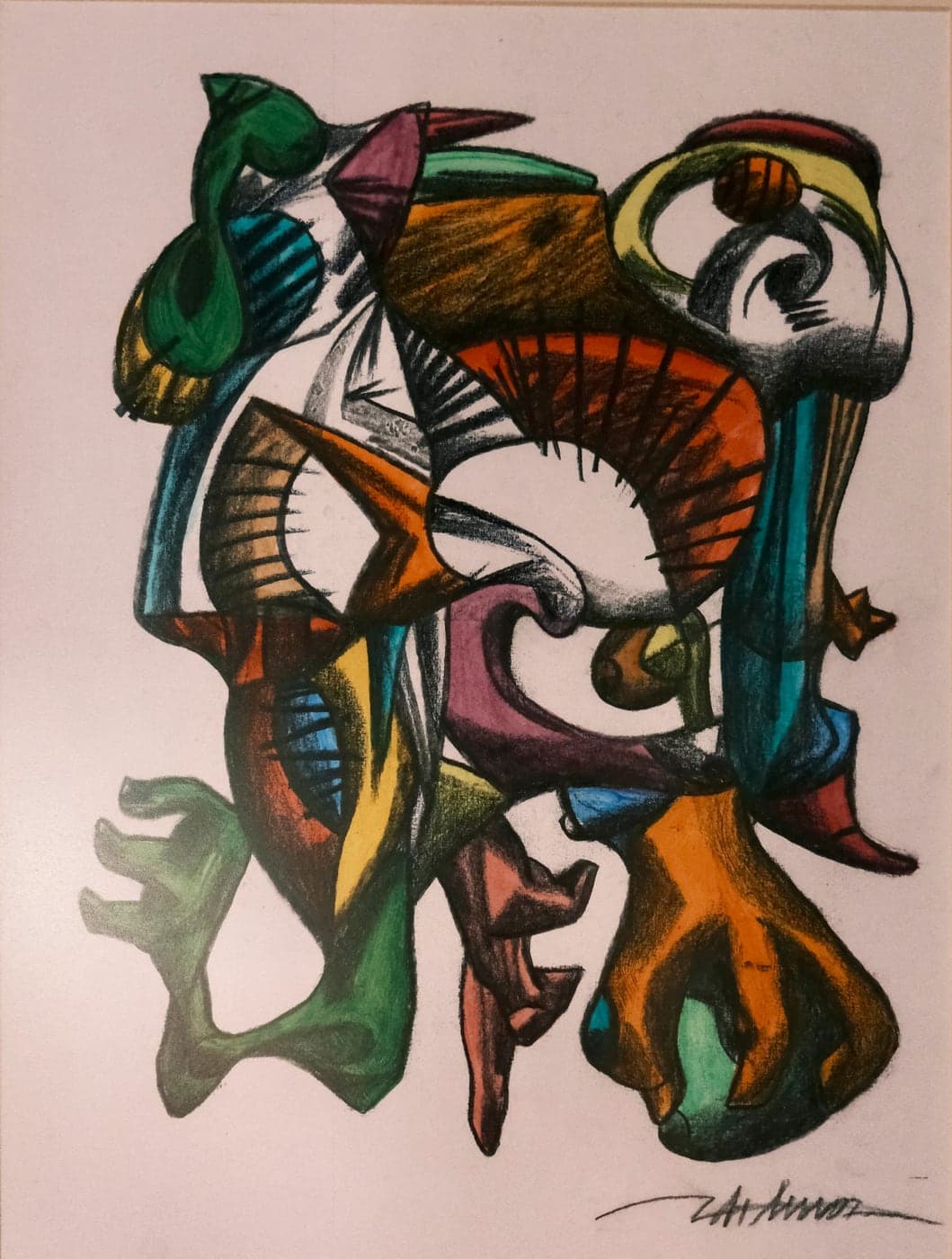 Obra enmarcada de Rafael de Lemos (Consignación #4 · 4)