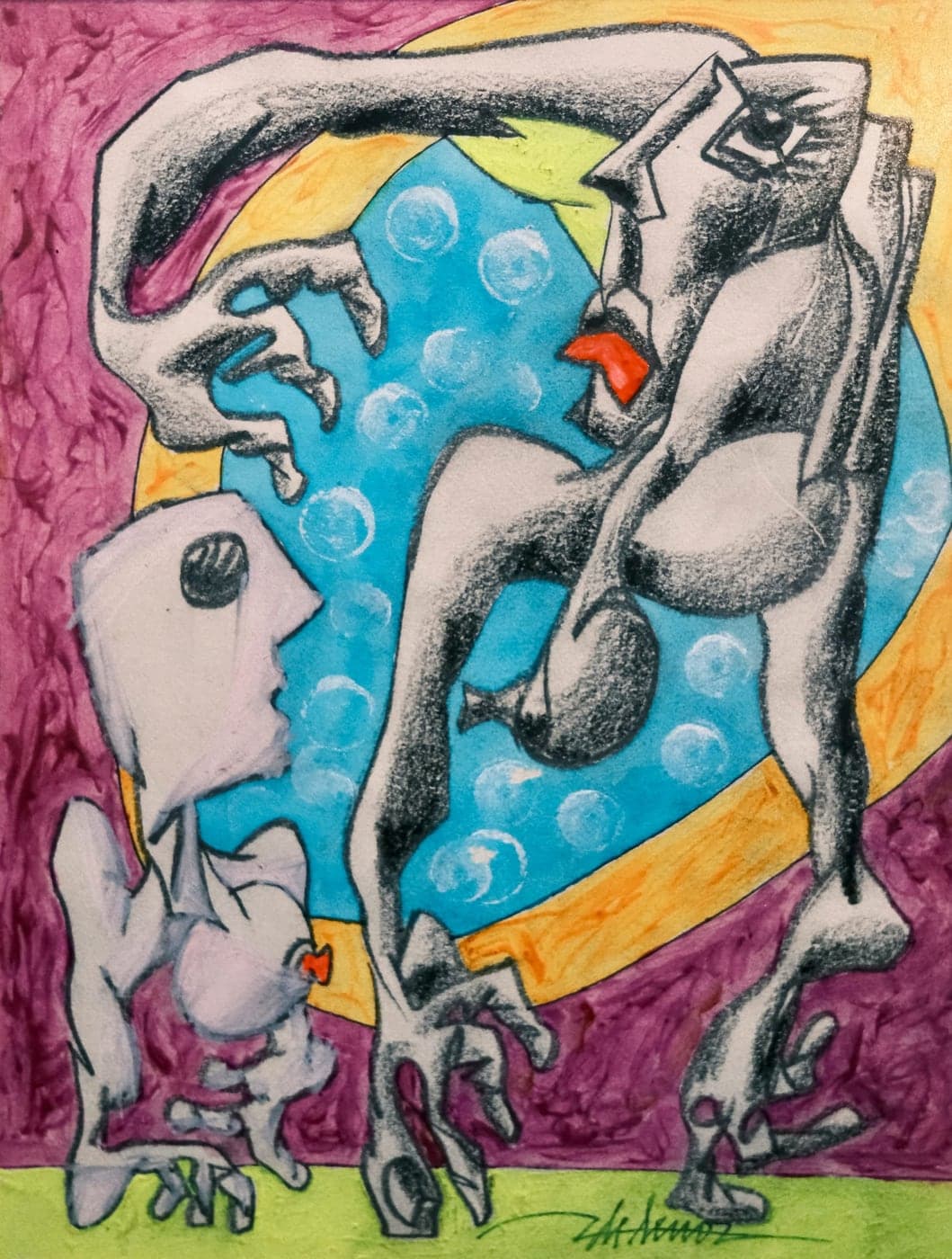 Obra enmarcada de Rafael de Lemos (Consignación #4 · 7)